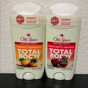 Total Body Deodorant - Mandarin & Sandalwood and Black Cherry & Bourbon